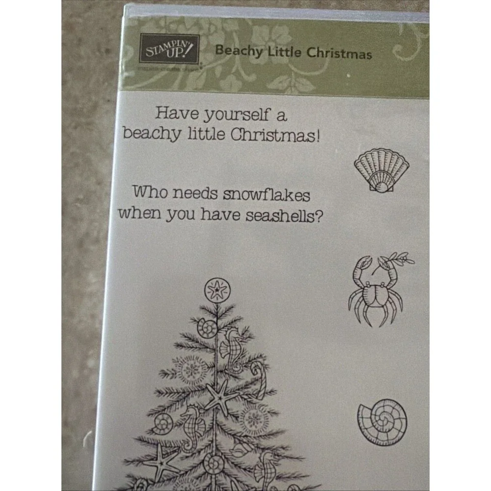 Stampin' Up! BEACHY LITTLE CHRISTMAS Stamp Set use all year!